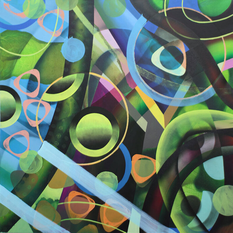 100 x 100 cm, oil on canvas, 2014