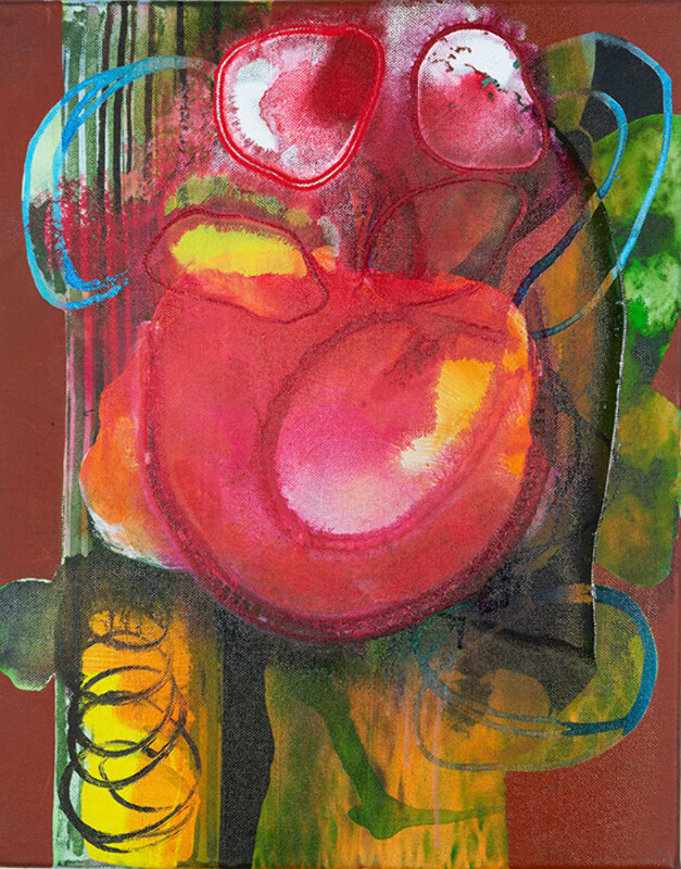 40 x 60 cm, Acryl, Tusche auf Nessel, 2017