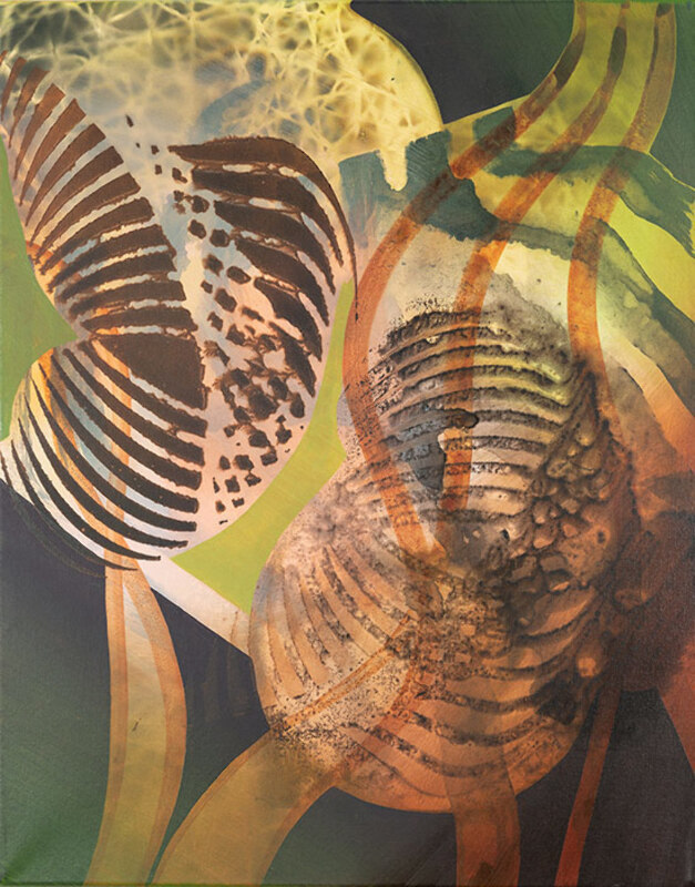 40 x 60 cm, Acryl, Tusche auf Nessel, 2017