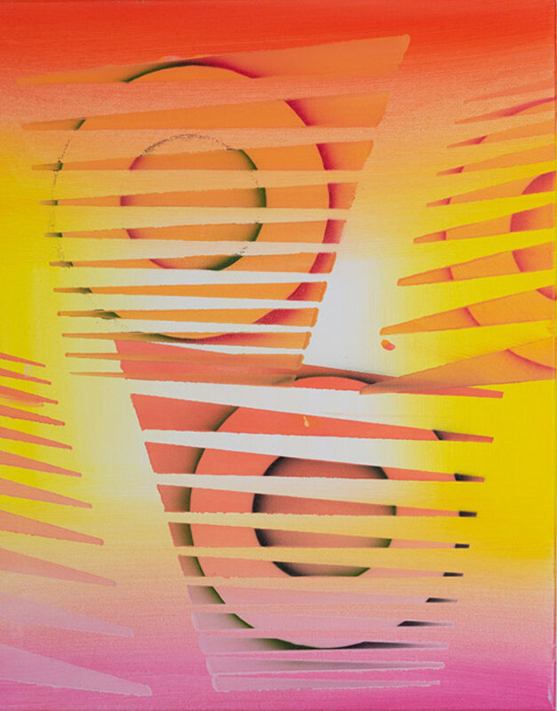 40 x 60 cm, Acryl, Tusche auf Nessel, 2017