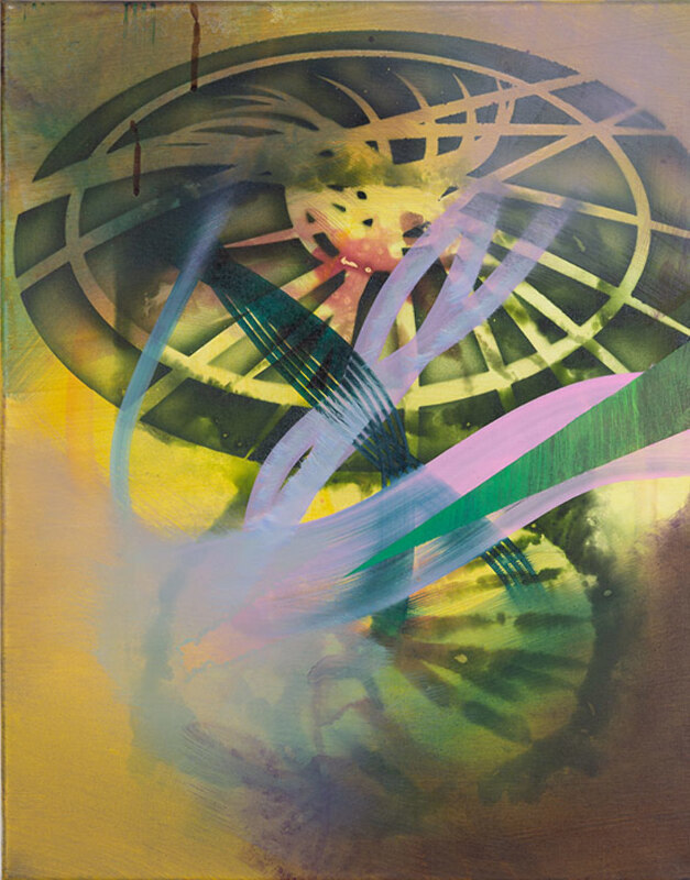 40 x 60 cm, Acryl, Tusche auf Nessel, 2017