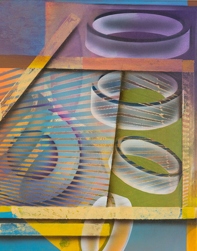 40 x 60 cm, Acryl, Tusche auf Nessel, 2017