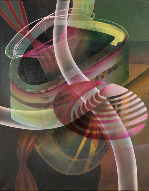 40 x 60 cm, Acryl, Tusche auf Nessel, 2017