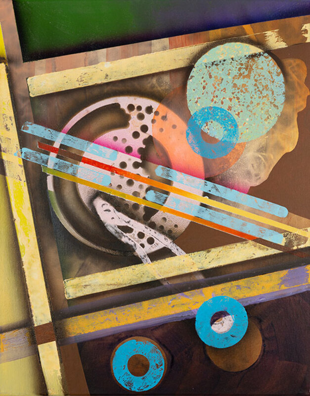 40 x 60 cm, Acryl, Tusche auf Nessel, 2017