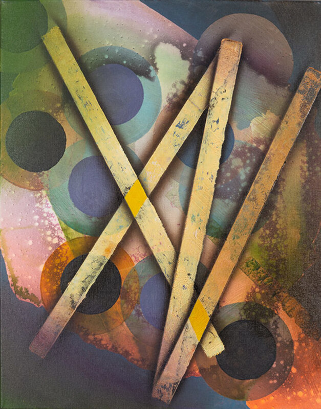 40 x 60 cm, Acryl, Tusche auf Nessel, 2017