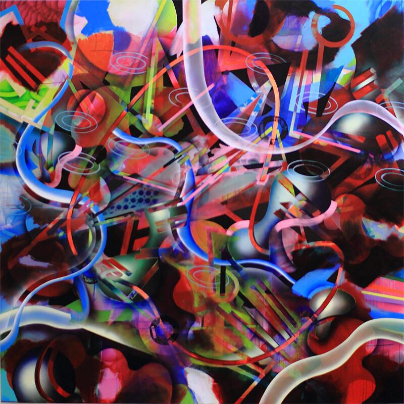 230 x 230 cm, oil on canvas, 2012